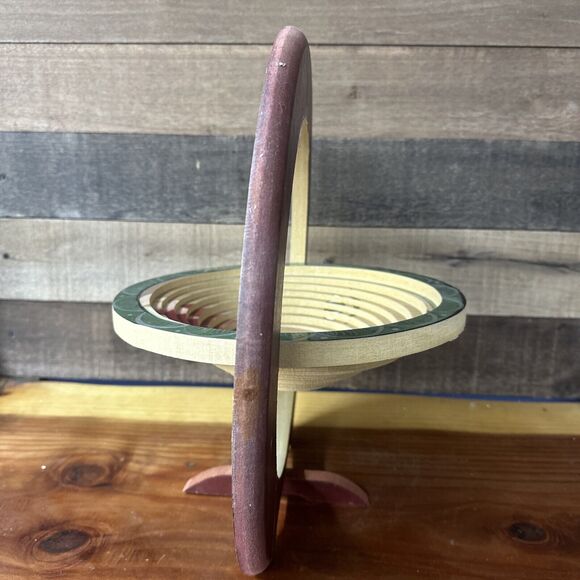 Collapsible Bowl Sun Moon Made In Honduras -flaw - Picture 6 of 10